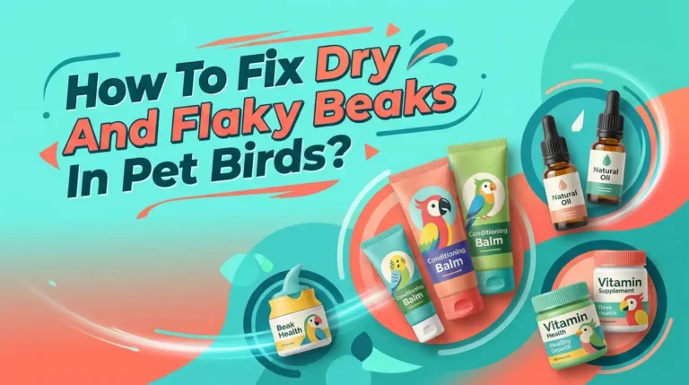 How To Fix Dry And Flaky Beaks In Pet Birds?