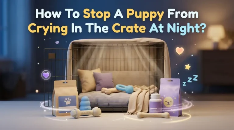How To Stop A Puppy From Crying In The Crate At Night?
