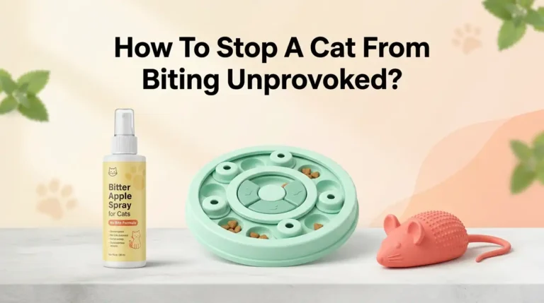 How To Stop A Cat From Biting Unprovoked?