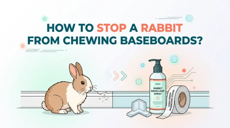 How To Stop A Rabbit From Chewing Baseboards?