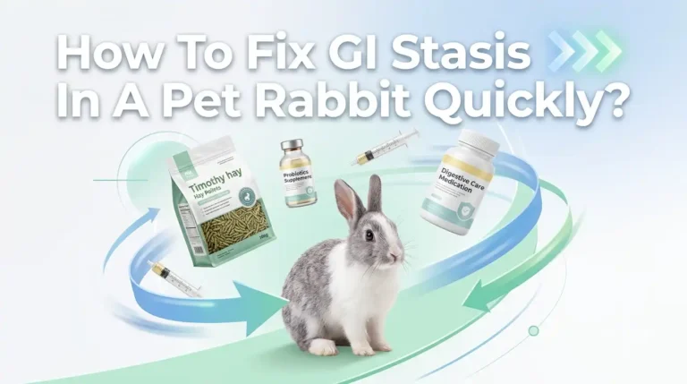 How To Fix GI Stasis In A Pet Rabbit Quickly?