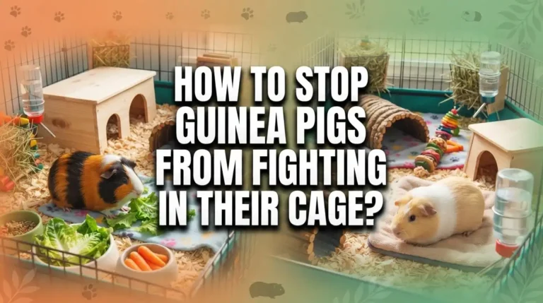 How To Stop Guinea Pigs From Fighting In Their Cage?