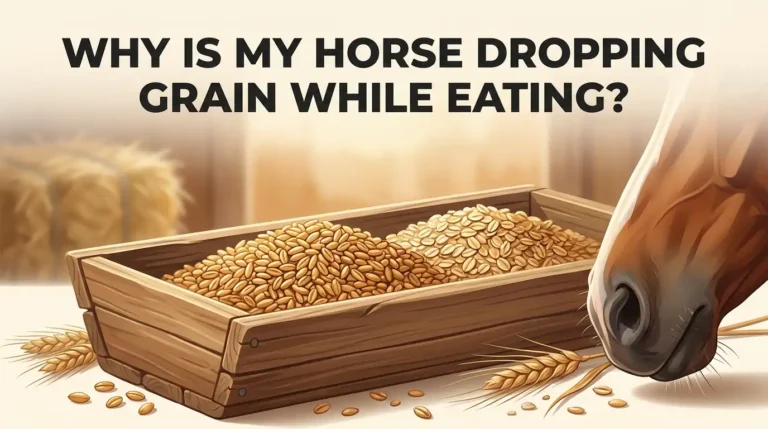 Why Is My Horse Dropping Grain While Eating?