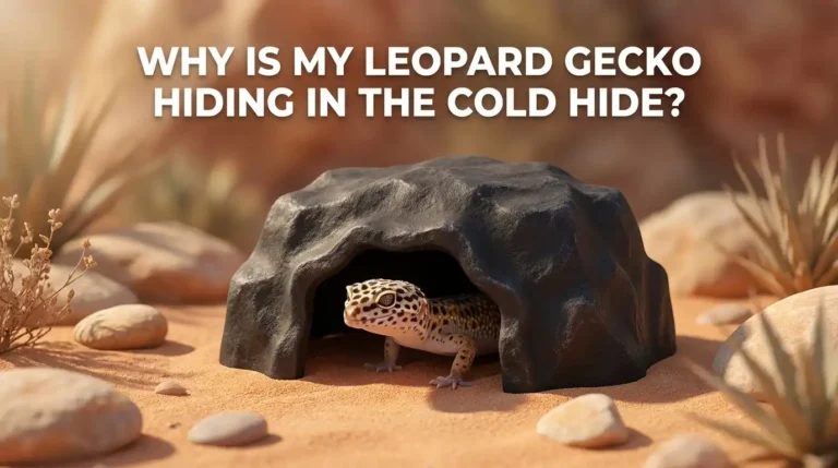 Why Is My Leopard Gecko Hiding In The Cold Hide?