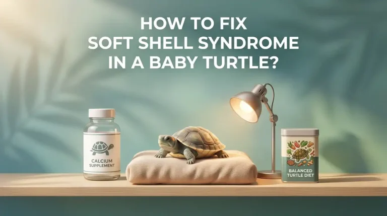 How To Fix Soft Shell Syndrome In A Baby Turtle?