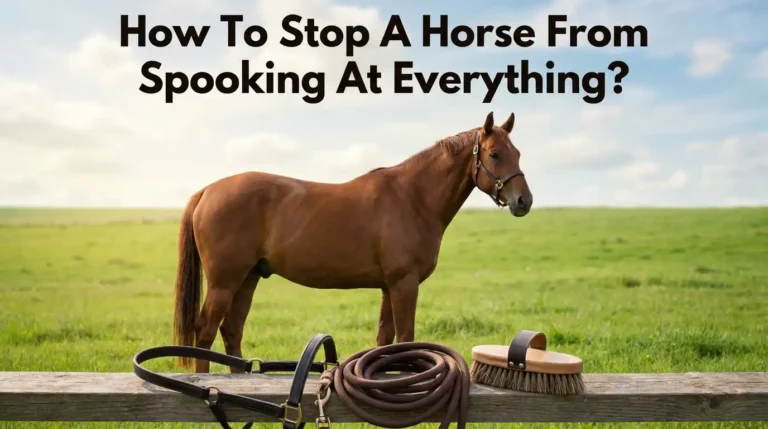 How To Stop A Horse From Spooking At Everything?