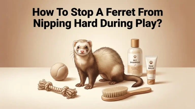 How To Stop A Ferret From Nipping Hard During Play?