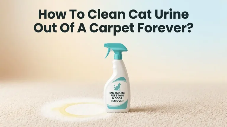 How To Clean Cat Urine Out Of A Carpet Forever?