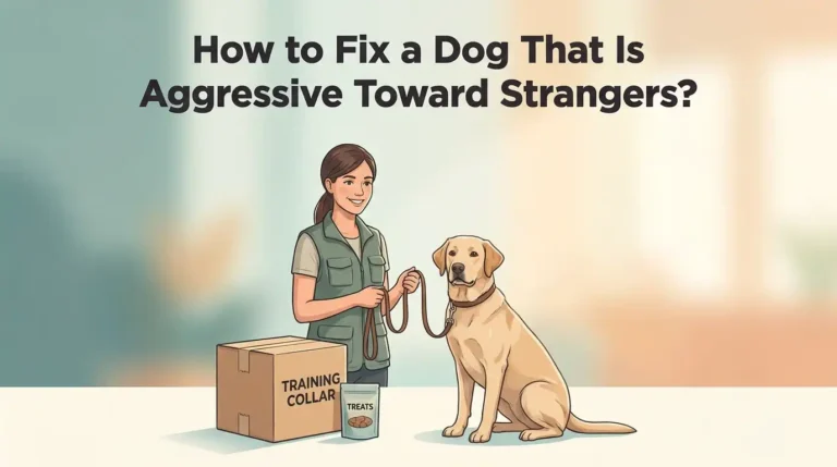 How to Fix a Dog That Is Aggressive Toward Strangers?