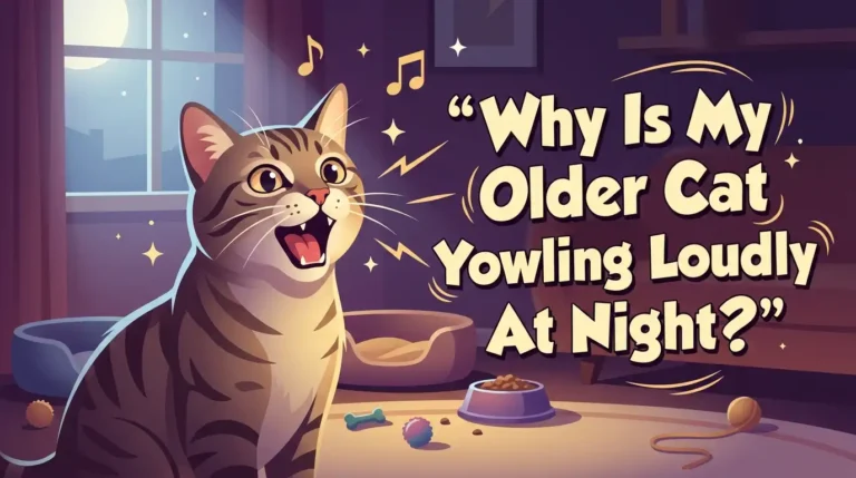 Why Is My Older Cat Yowling Loudly At Night?