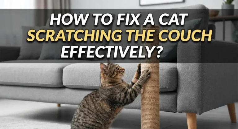 How To Fix A Cat Scratching The Couch Effectively