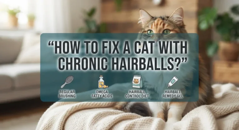 How To Fix A Cat With Chronic Hairballs?