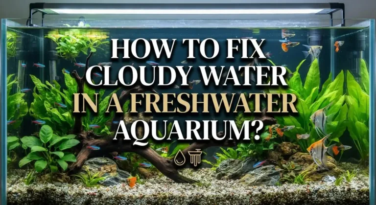 How To Fix Cloudy Water In A Freshwater Aquarium?