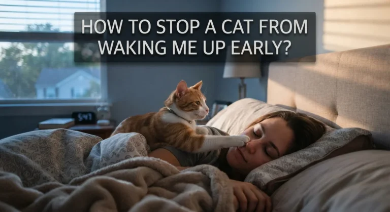 How To Stop A Cat From Waking You Up Early?