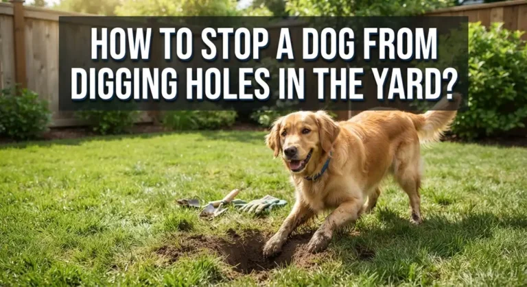 How To Stop A Dog From Digging Holes In The Yard?