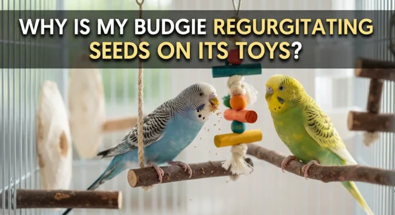 Why Is My Budgie Regurgitating Seeds On Its Toys?