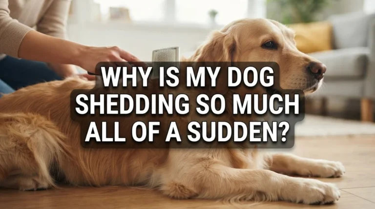 Why Is My Dog Shedding So Much All Of A Sudden?