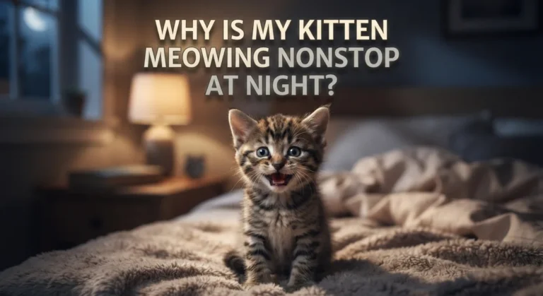 Why Is My Kitten Meowing Nonstop At Night?