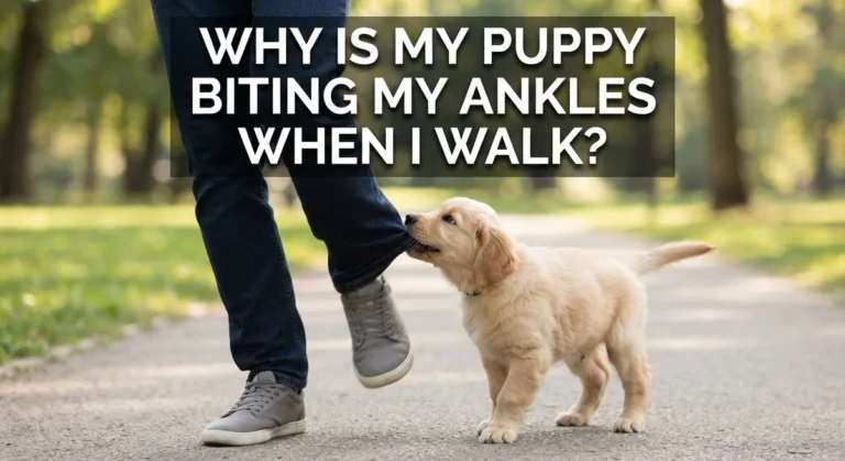 Why Is My Puppy Biting My Ankles When I Walk?