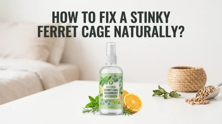 How To Fix A Stinky Ferret Cage Naturally?