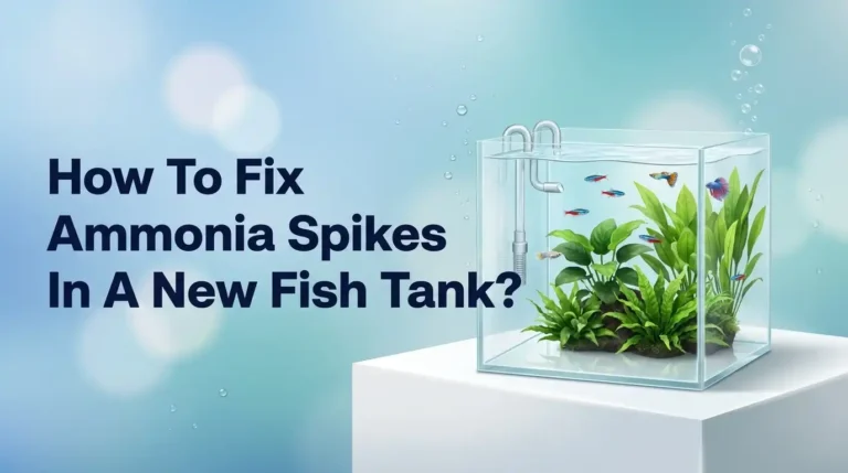 How To Fix Ammonia Spikes In A New Fish Tank?