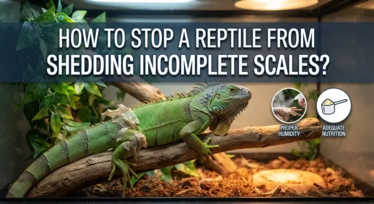 How To Stop A Reptile From Shedding Incomplete Scales?