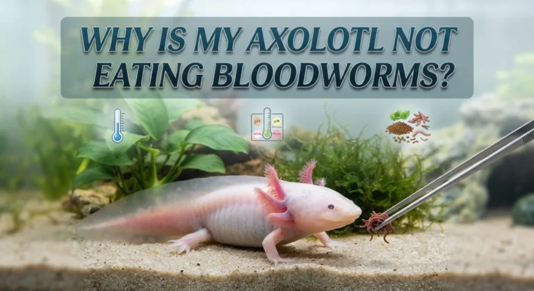 Why Is My Axolotl Not Eating Bloodworms? Causes & Solutions