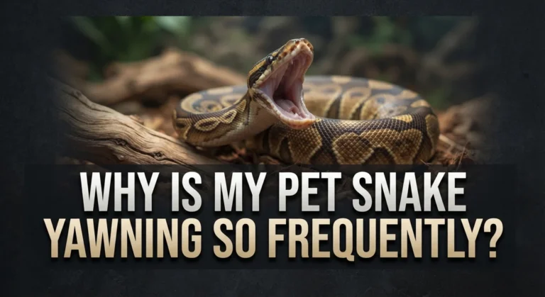 Why Is My Pet Snake Yawning So Frequently?